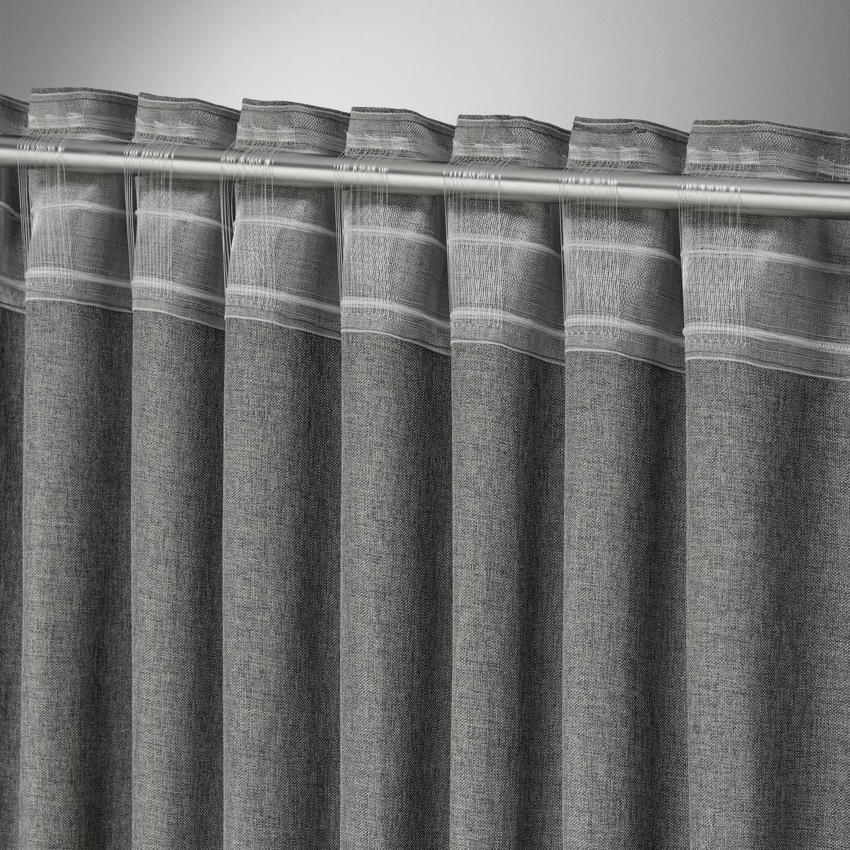 HOTOVÝ ZÁVES ULRICH -EXT- -TOP- - antracitová, textil (135/245cm) - Modern Living