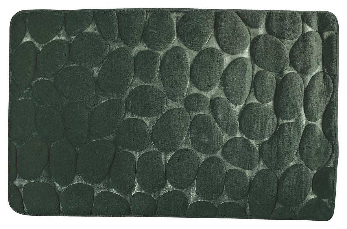 Badteppich Grün 50/80 cm - Grün, KONVENTIONELL, Textil (50/80cm) - Spirella