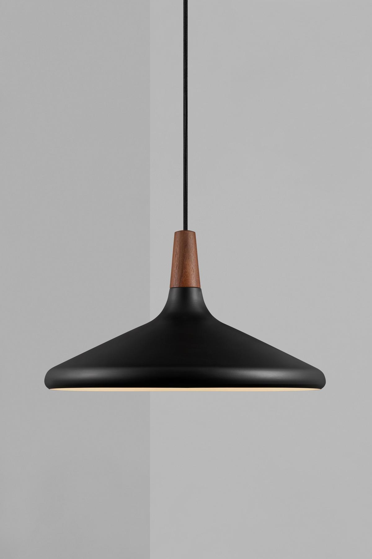 Hängeleuchte Schwarz D: 39 cm - Schwarz, Design, Holz/Metall (39cm) - Nordlux