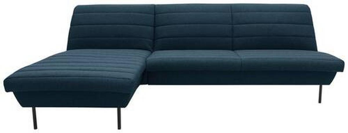 Ecksofa Looks Ix Dunkelblau - Schwarz/Dunkelblau, Design, Textil (168/274cm) - LOOKS by W.Joop