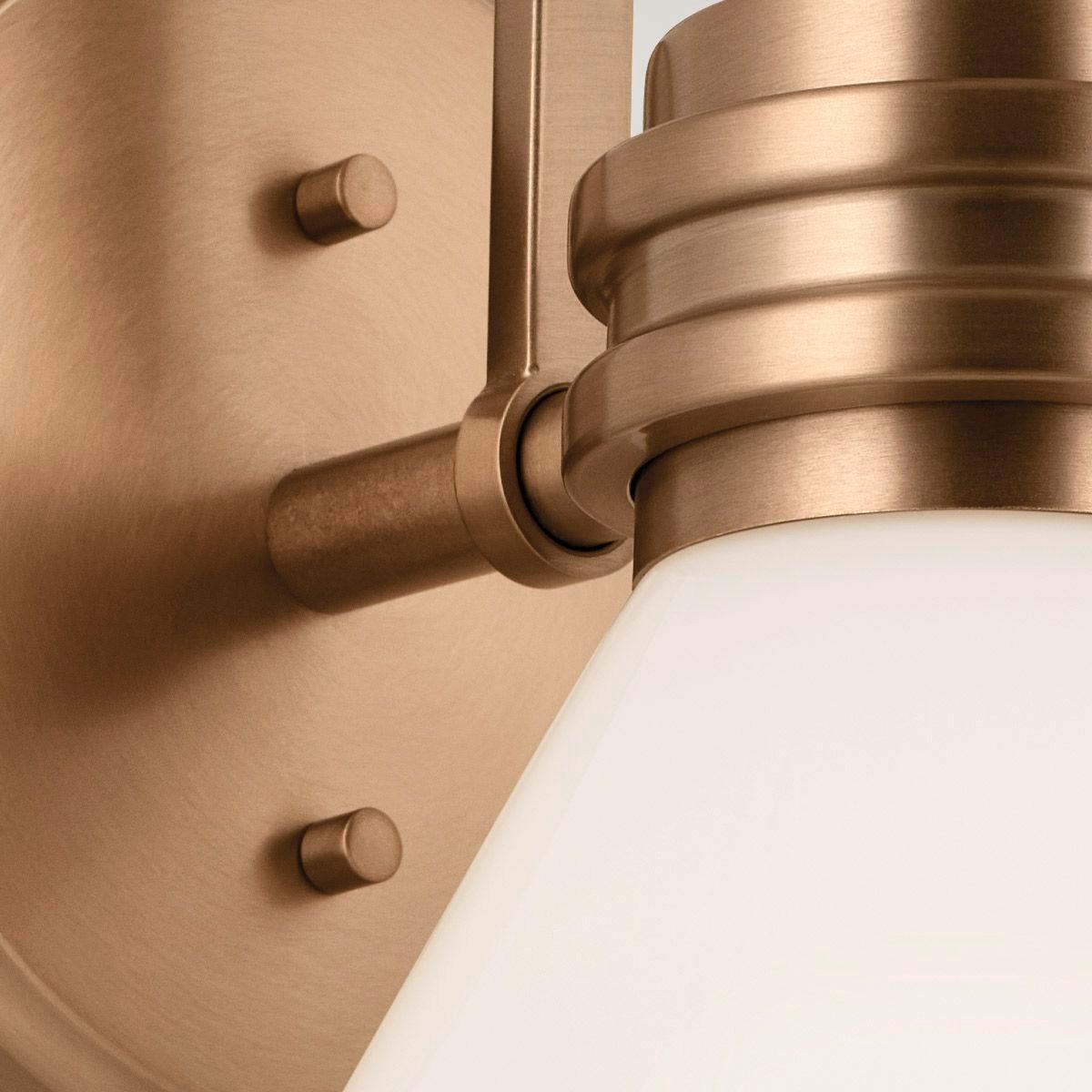 Fürdőszobai Falilámpa Kl-Farum1-Cpz - Pezsgő/fekete, Konventionell, üveg/fém (2,40/1,78/2,15cm) - Elstead Lighting