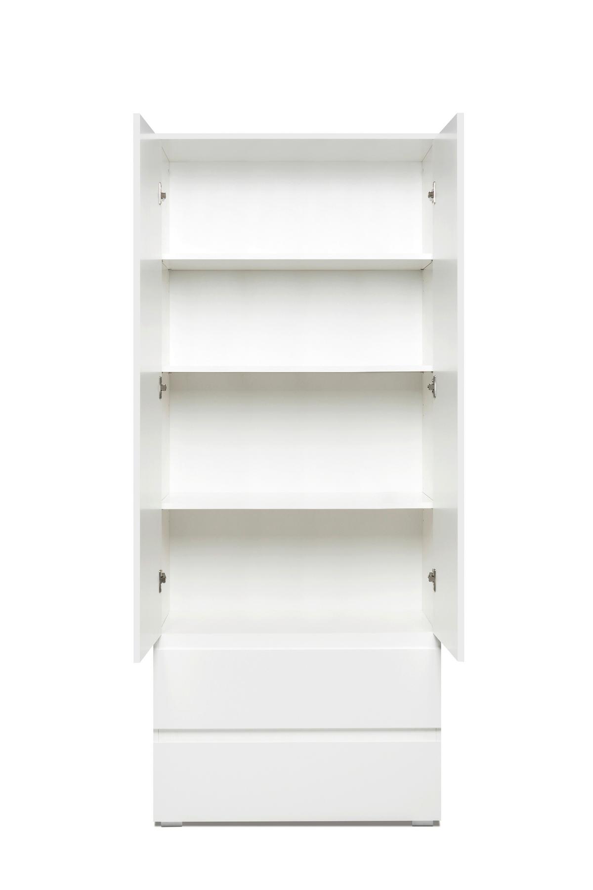 Aktenschrank Image 7 Weiß B 80 cm - Weiß, KONVENTIONELL, Holzwerkstoff (80/191/40cm) - MID.YOU