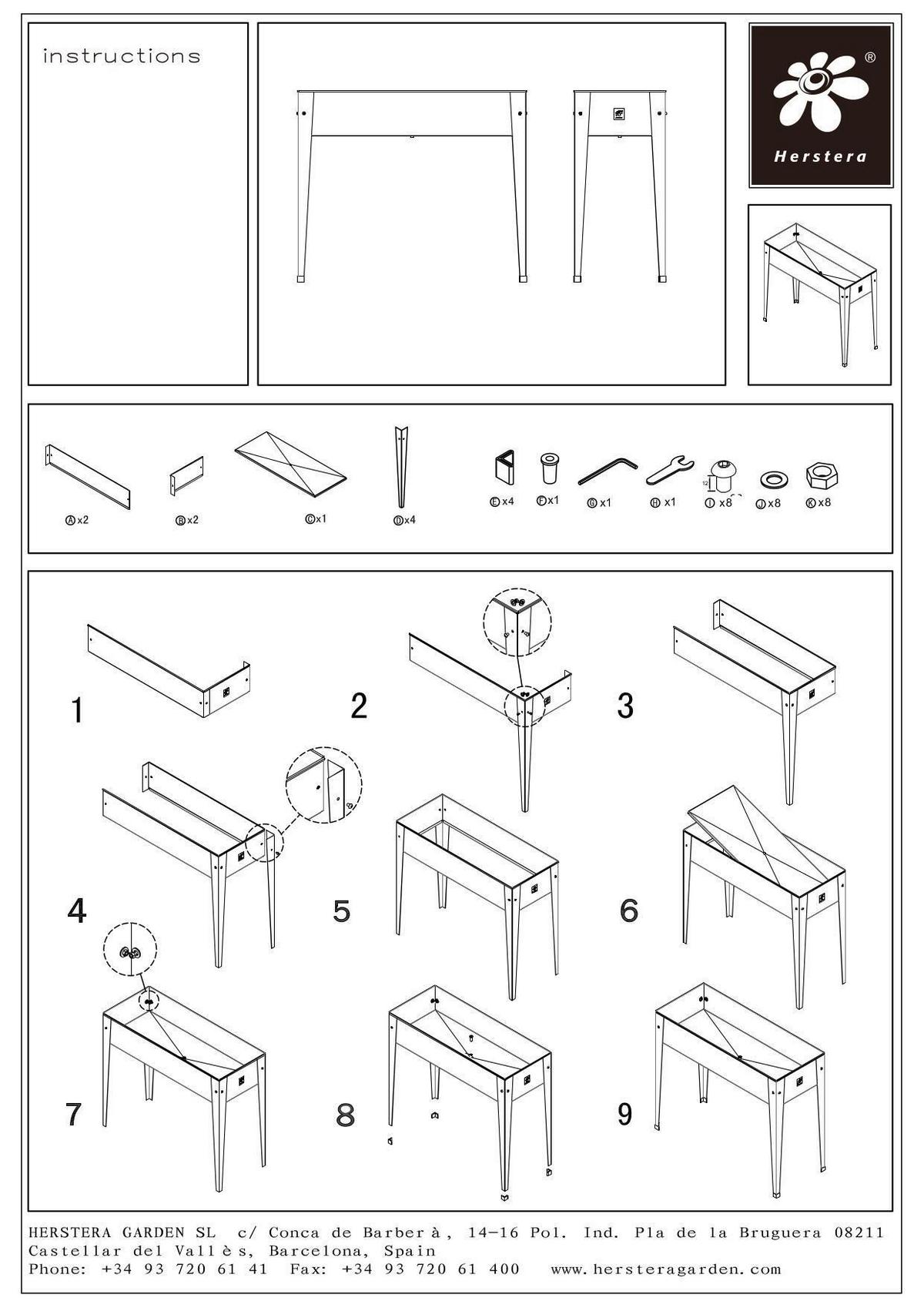 Hochbeet Hochbeet Urban - Grün, Basics, Metall (40/84/100cm)