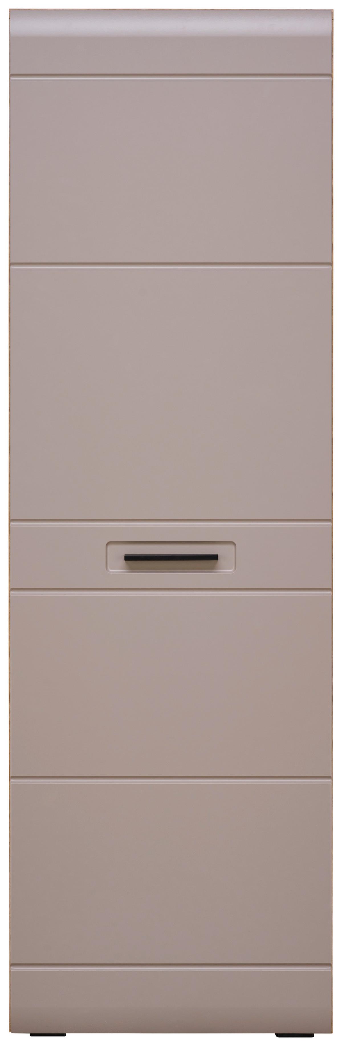 Garderobenschrank Auris Eichefarben B: 52 Cm - Eichefarben/Grau, MODERN (52/164/37,1cm) - Luca Bessoni