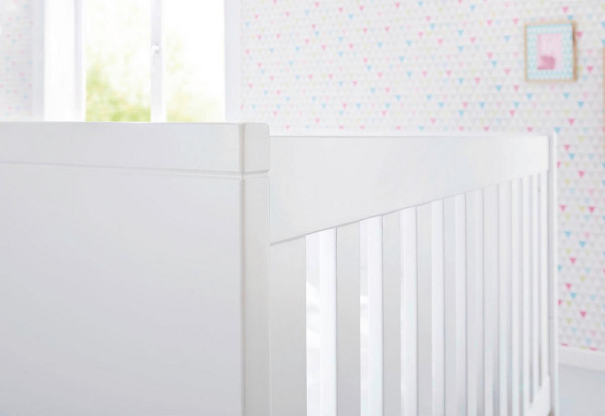 Babyzimmer 103415x Riva - Eschefarben/Weiß, Design, Holzwerkstoff - Pinolino