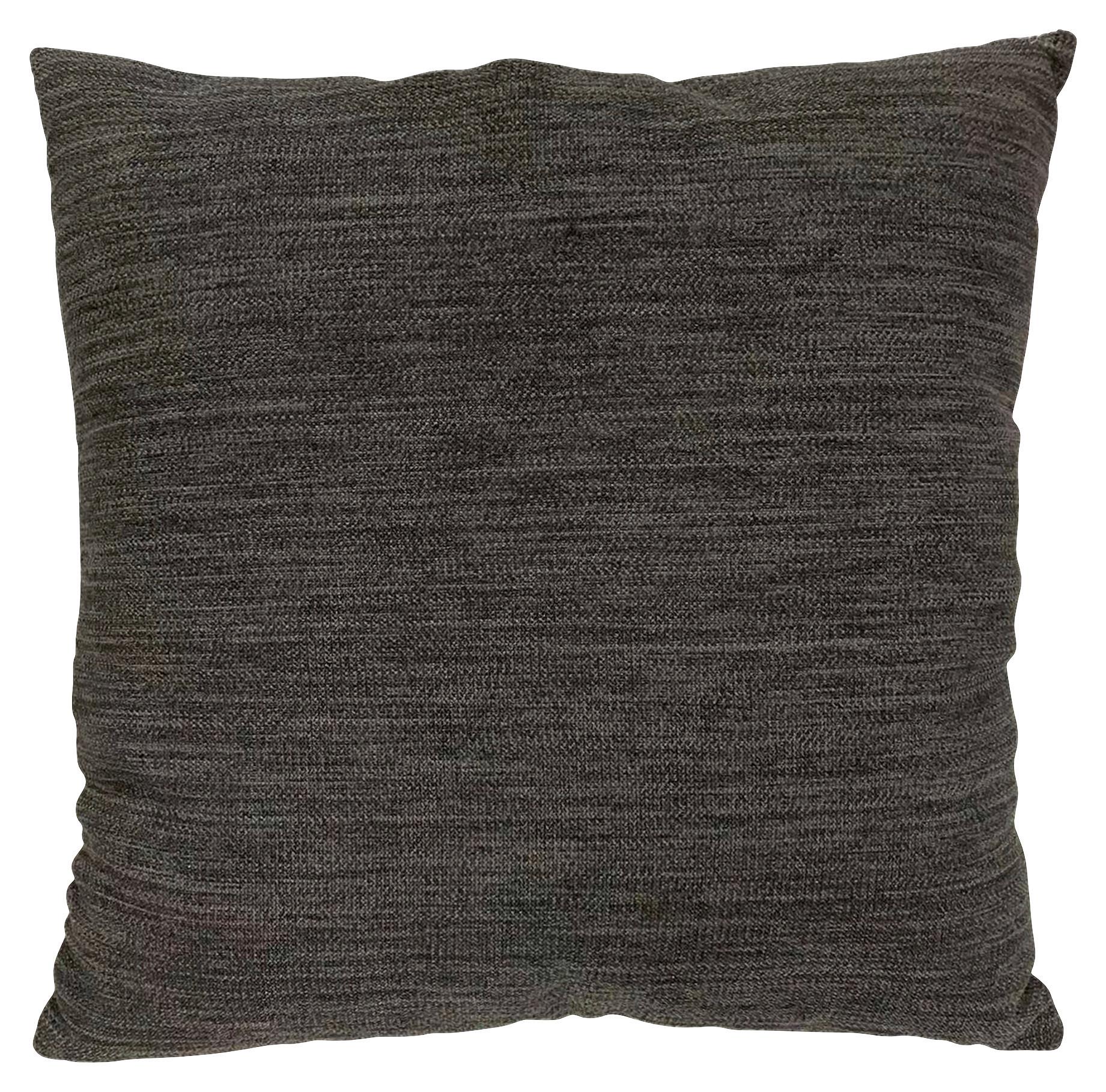 Zierkissen Carmina II 45x45 cm Polyester Anthrazit mit Zipp