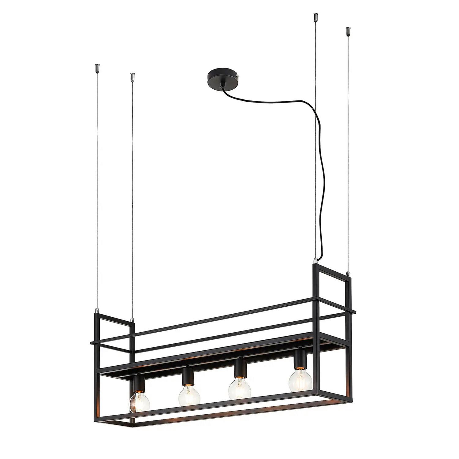 Hängeleuchte 5054/Sn H: 160cm 4-Flammig
