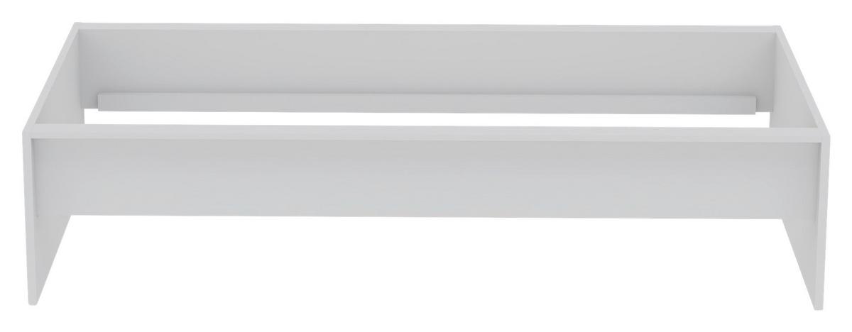 Unit Elements Bettrahmen 90x200 cm Weiß - Weiß, KONVENTIONELL, Holzwerkstoff (90/200cm) - Ondega