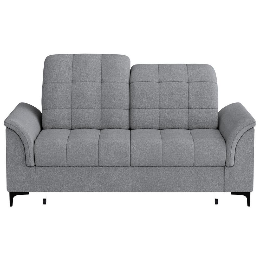 Dvojmiestna pohovka LOA úložný priestor, sivá