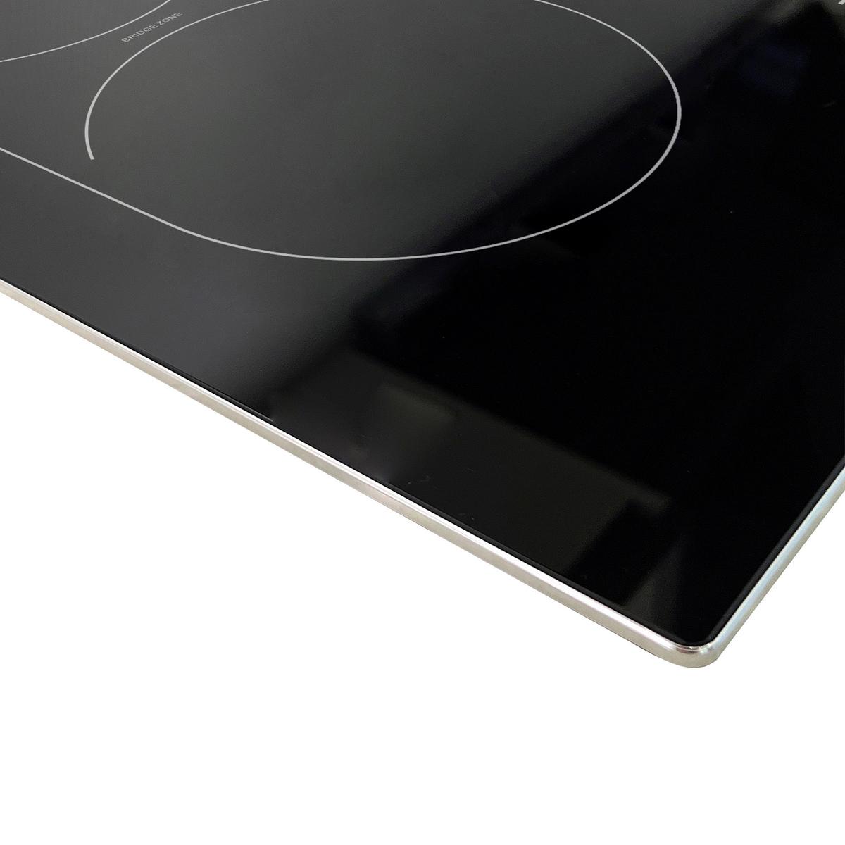 Herdset Schwarz B: 59,5 cm - Schwarz, Basics, Glas/Metall (59,5/65,4/52,1cm) - Respekta