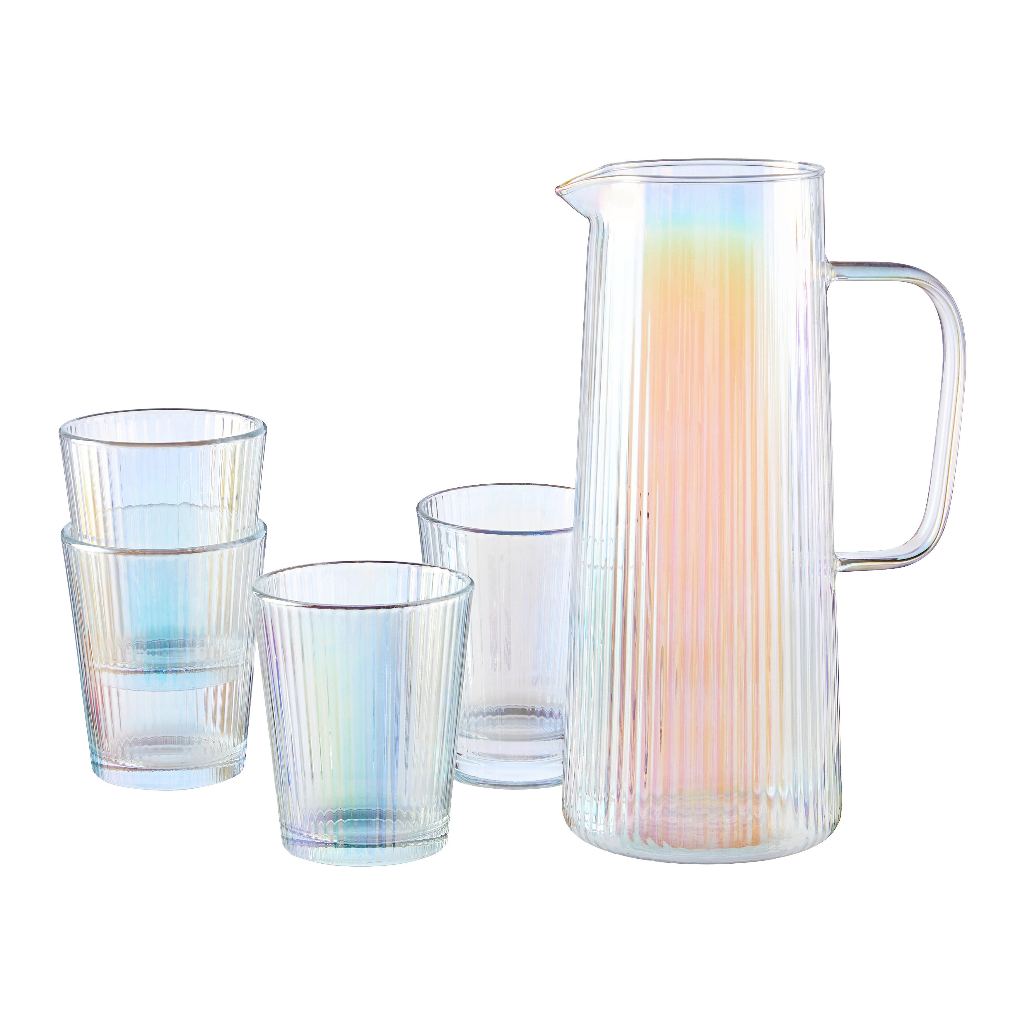 sada sklenic RAINBOW - vícebarevná, Konvenční, sklo - Modern Living