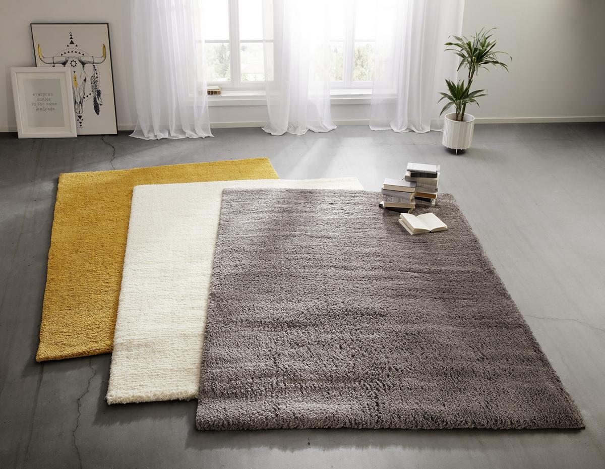 SHAGGY KOBEREC Stefan 1, 80/150cm, bílá - bílá, Moderní, textil (80/150cm) - Mömax