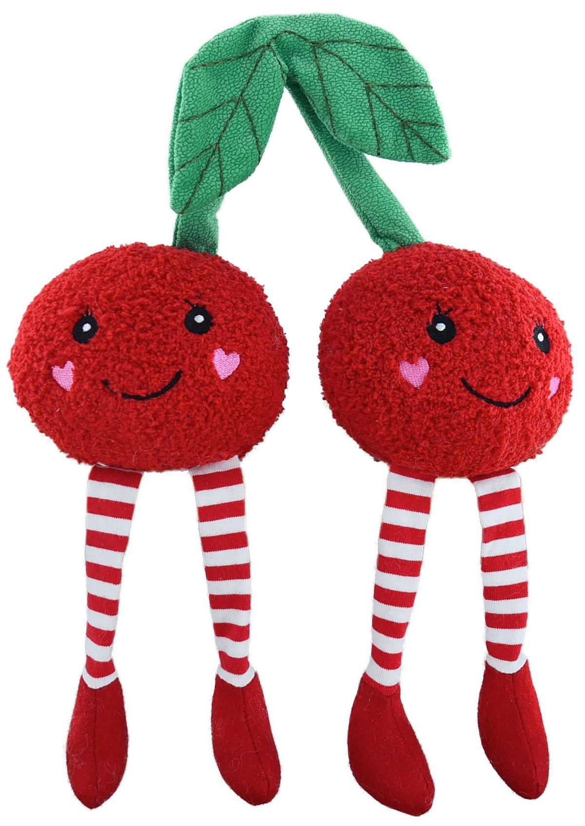 Dekokirsche Cherry -Paz- - Rot/Weiß, KONVENTIONELL, Textil (23/8/37cm) - Luca Bessoni