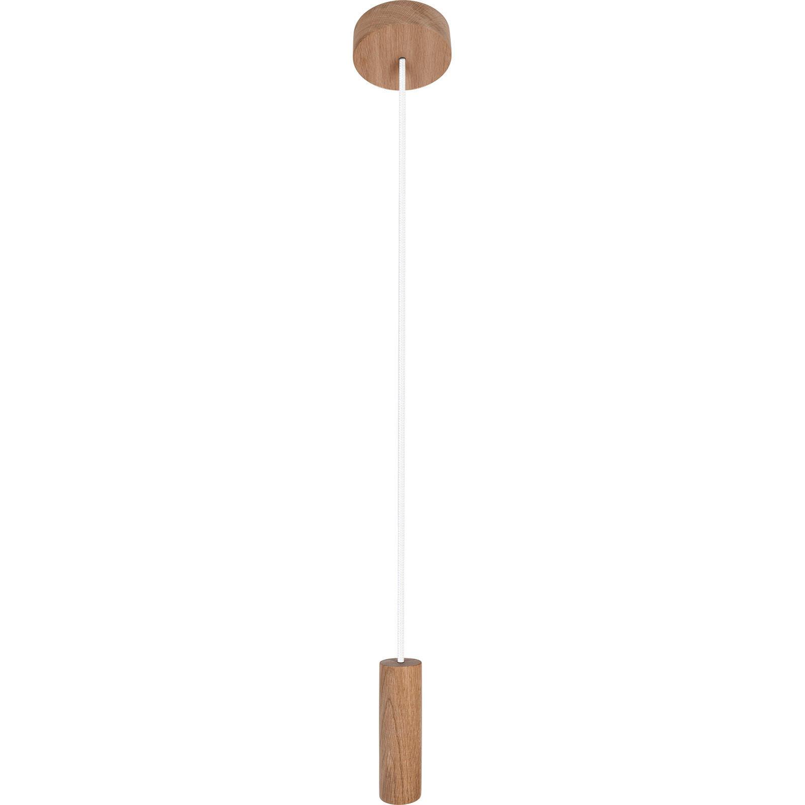 Hängeleuchte 8520145 madera - Eichefarben/Weiß, Natur, Holz (10/90-140cm)