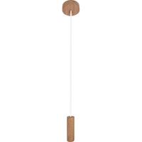 Hängeleuchte 8520145 madera - Eichefarben/Weiß, Natur, Holz (10/90-140cm)