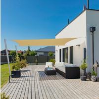 Sonnensegel Rechteck 3x4 m - Champagner, Basics (300/400cm)