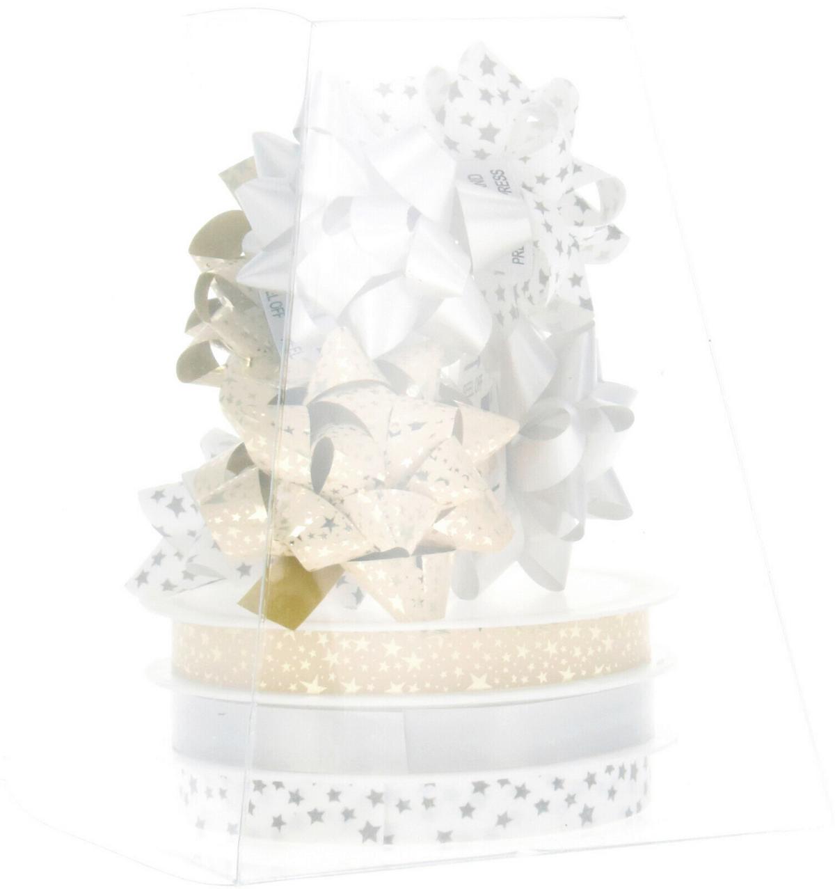 Csomagoló Szett Dísz - műanyag (10/10/12cm)