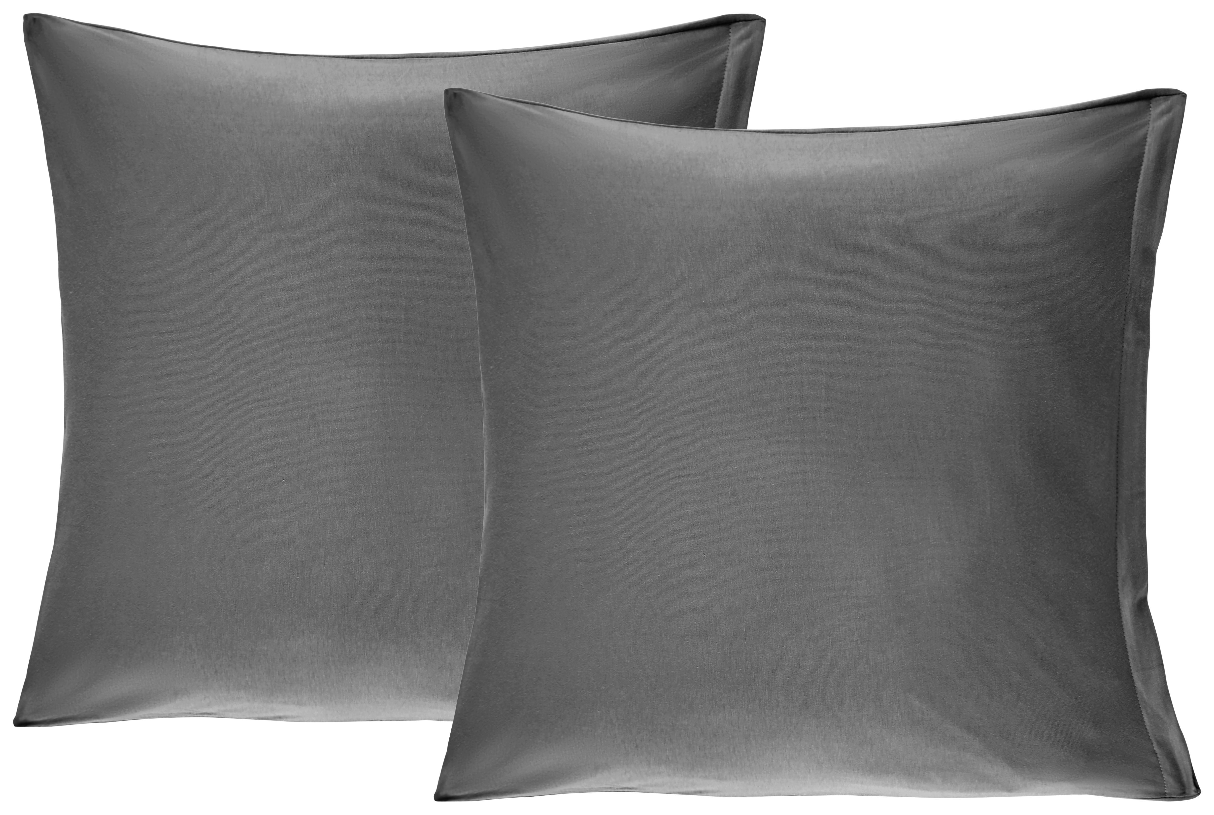 Díszpárnahuzat Vicky 2 Részes Kb. 40/40cm - szürke, Konventionell, textil (40/40cm) - Ele