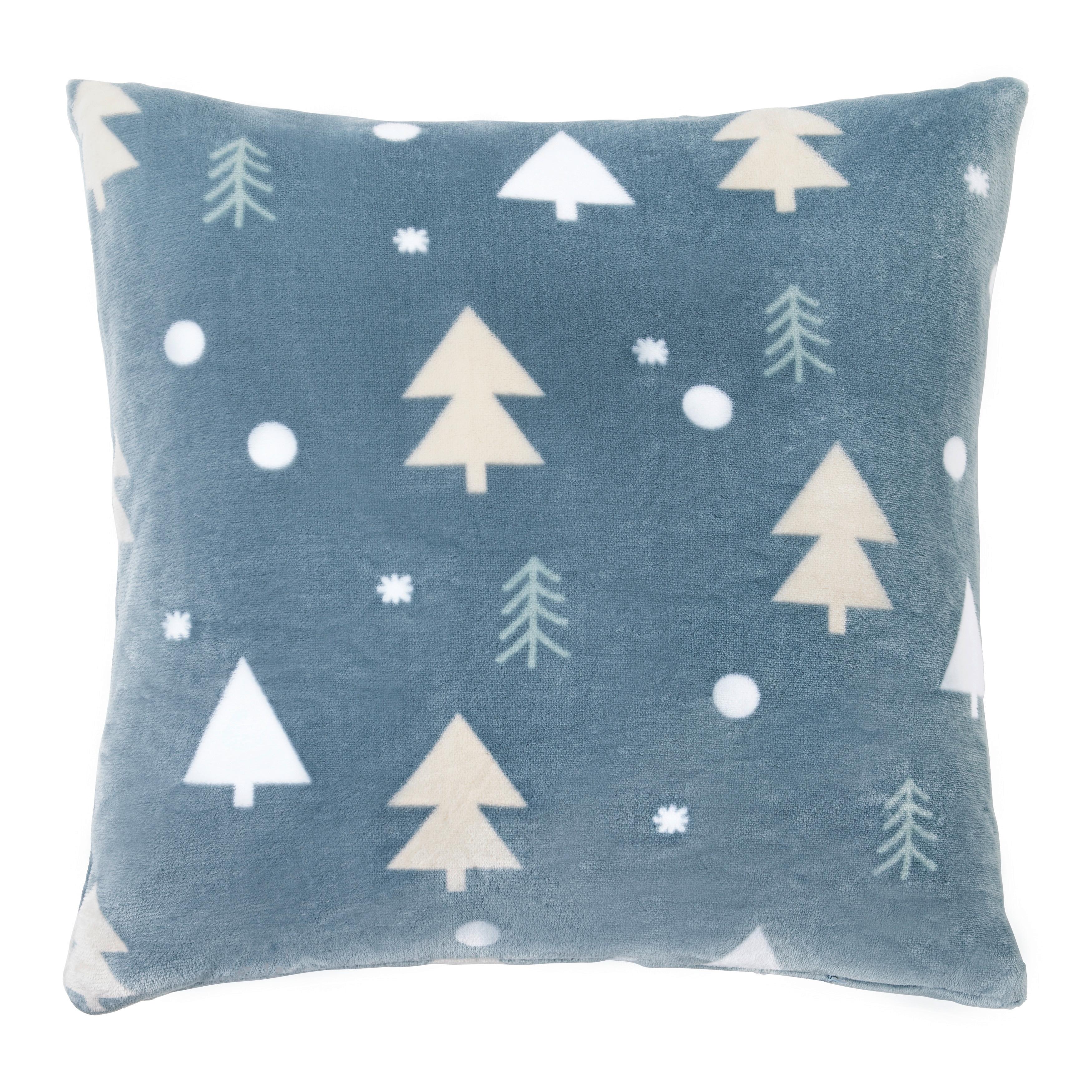 DEKORAČNÝ VANKÚŠ RONNY - tmavomodrá, textil (45/45cm) - Mömax