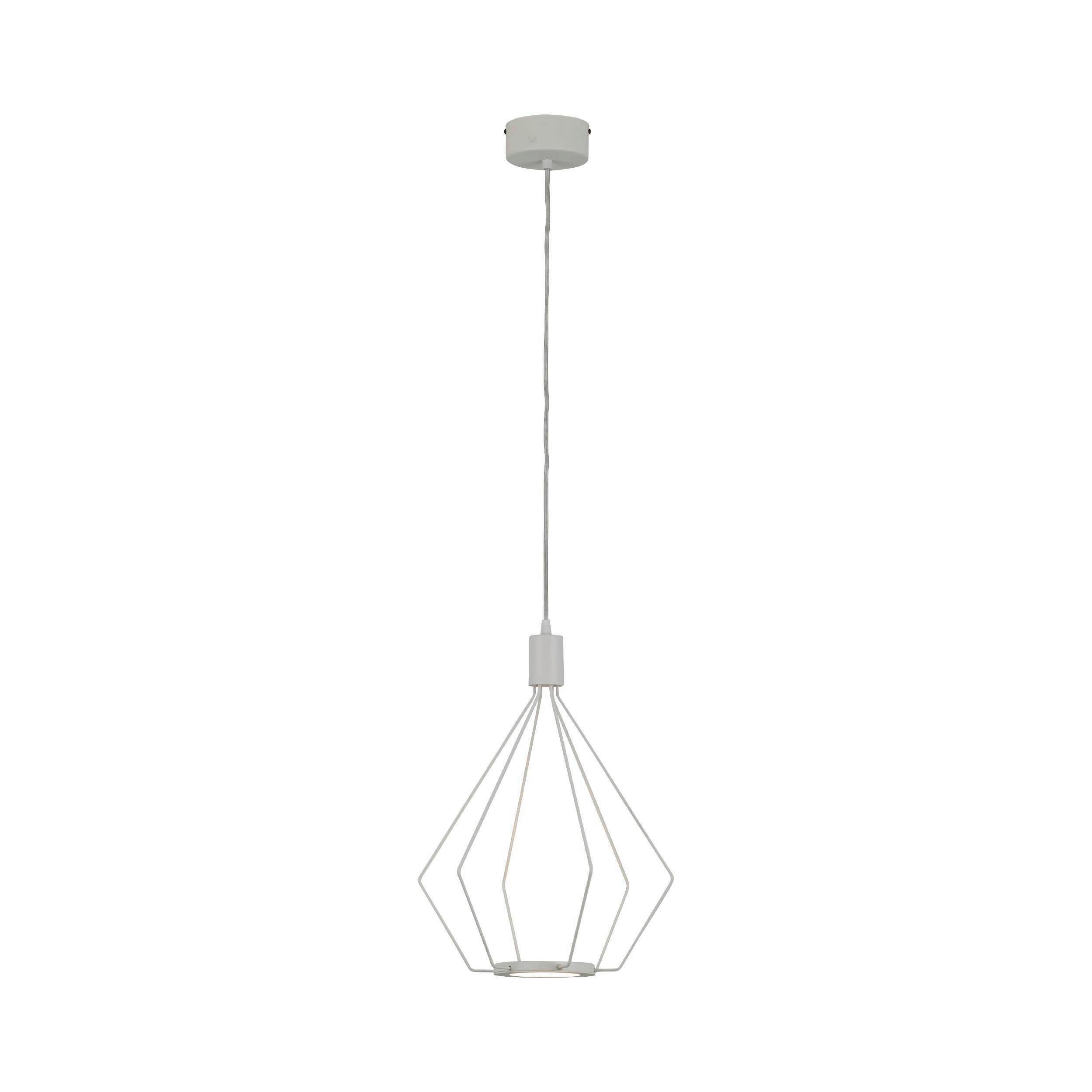 Hängeleuchte 39319_cados - Weiß, KONVENTIONELL, Kunststoff/Metall (30,5/150cm) - Eglo