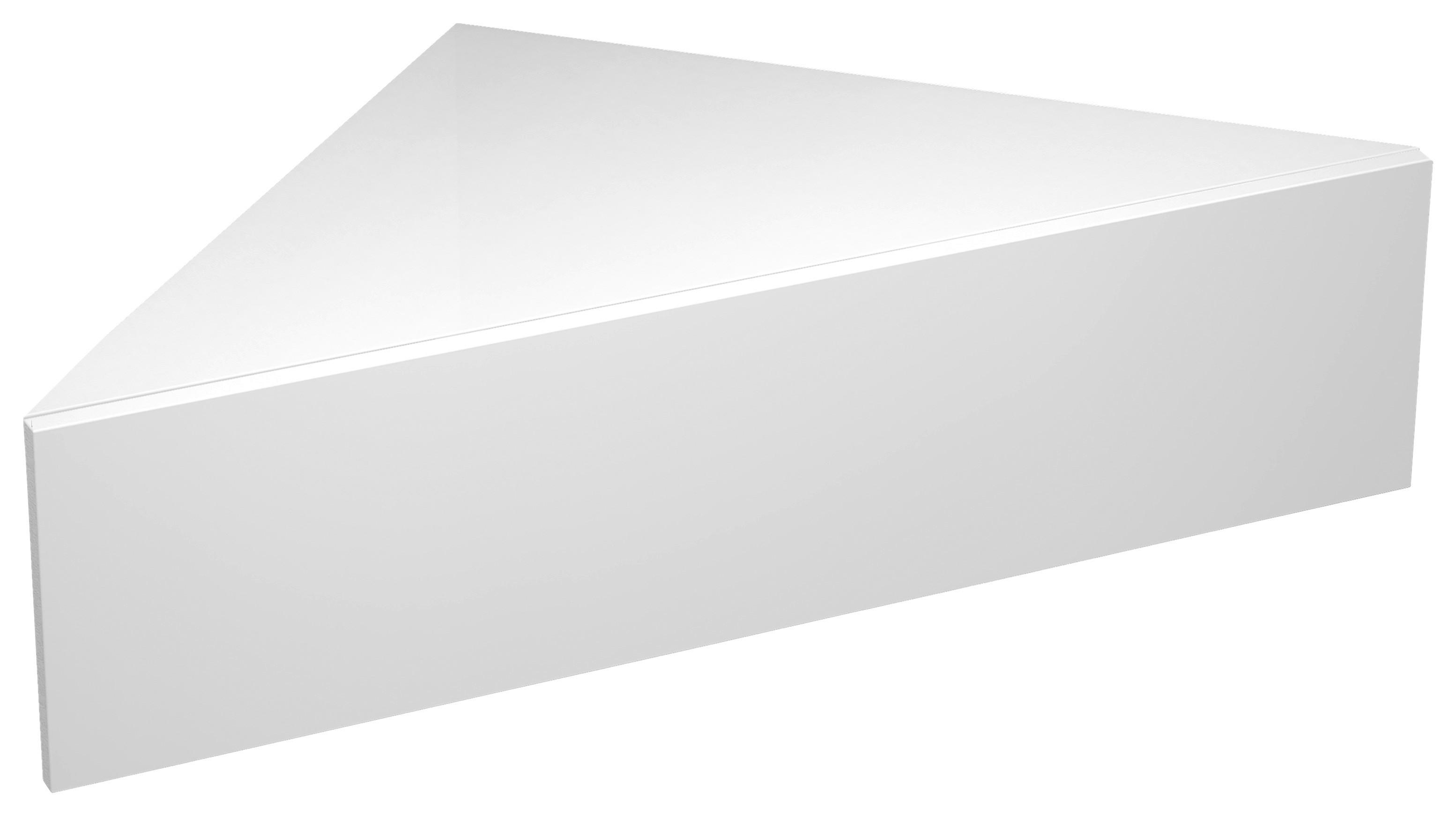 Nachkästchen Weiß H: 15 Cm Usal S - Weiß, MODERN, Holzwerkstoff (60/15/42,4cm) - MID.YOU