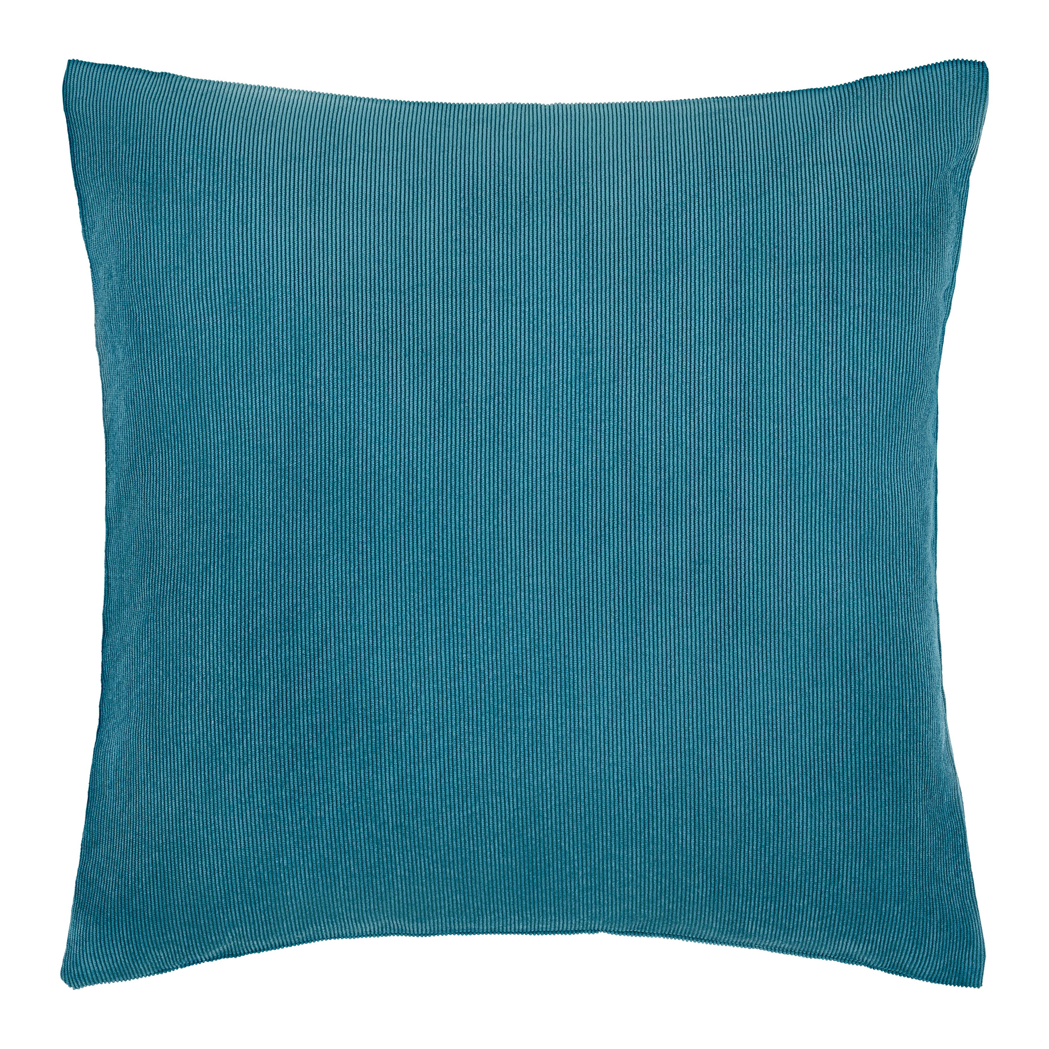 POTAH NA POLŠTÁŘ CORA - petrolej, Konvenční, textil (50/50cm) - Mömax