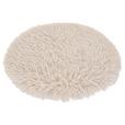 Sitzkissen Kerstin Taupe ⌀ 40 cm Polyester - Taupe, KONVENTIONELL, Textil (40/4cm) - Ondega