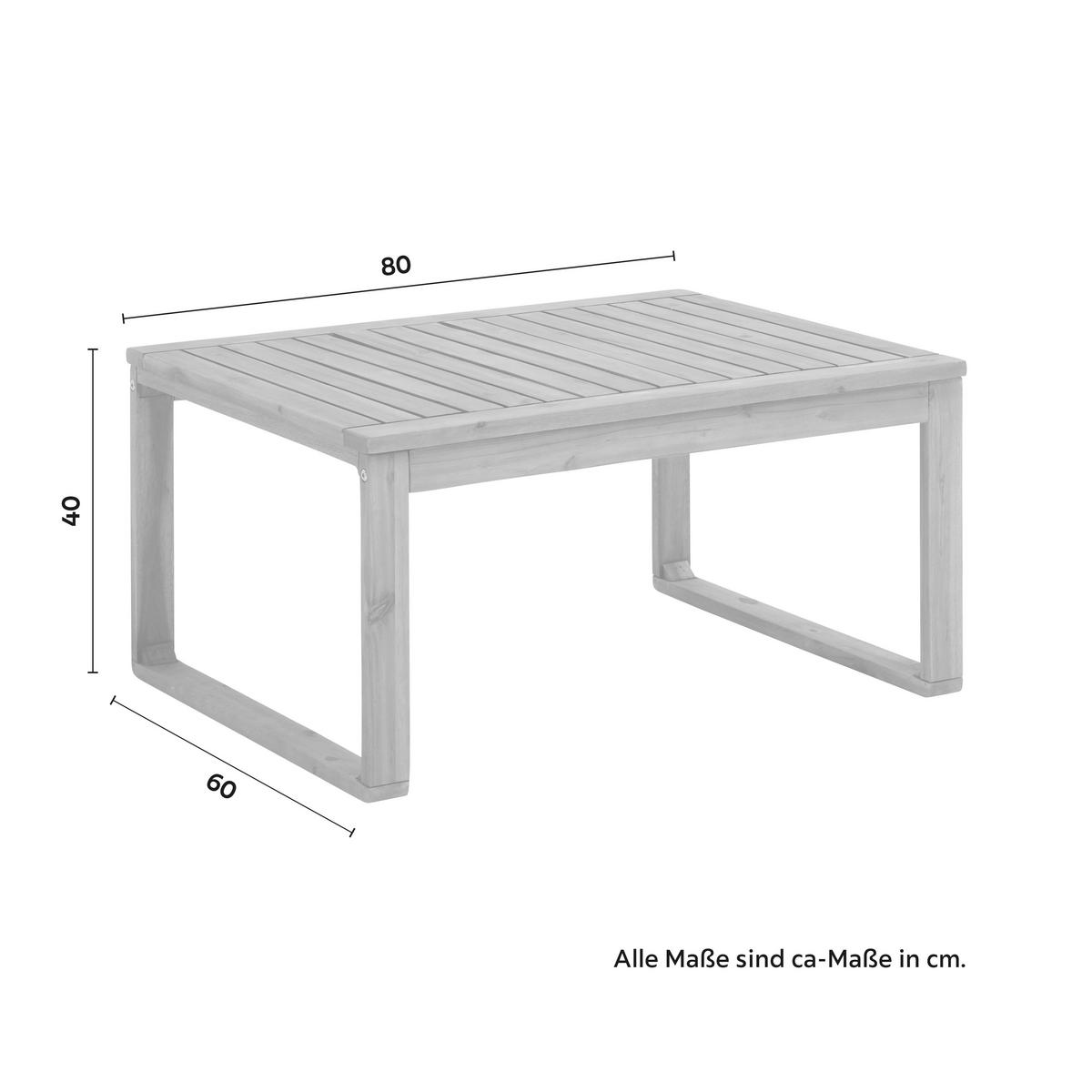 Zahradní sedací souprava ELIO tmavěšedá - tmavě šedá, Moderní, dřevo (120/60/68cm) - Bessagi Garden