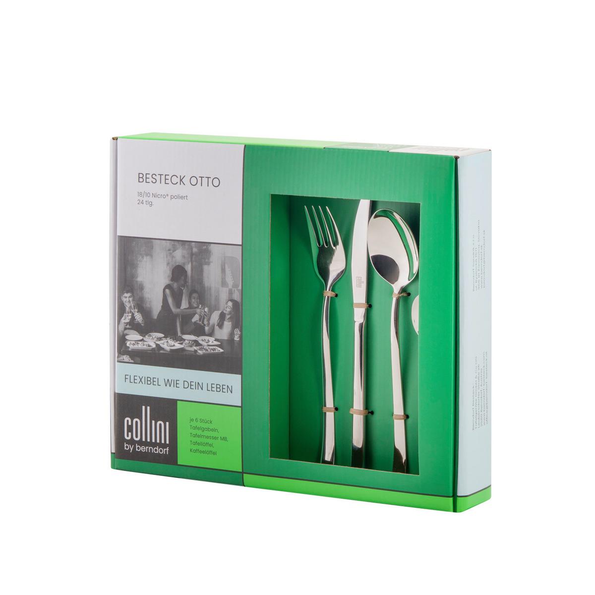 Besteckset Otto - Silberfarben, Basics, Metall (30/26/5null) - Collini