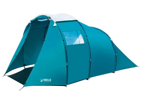 Tunnelzelt Pamillo Family Dome für 4P 305x255x180cm 68092 - Türkis/Gelb, MODERN, Kunststoff (305/255/180cm) - Bestway Tunnelzelt Pamillo Family Dome für 4P 305x255x180cm 68092 - Türkis/Gelb, MODERN, Kunststoff (305/255/180cm) - Bestway