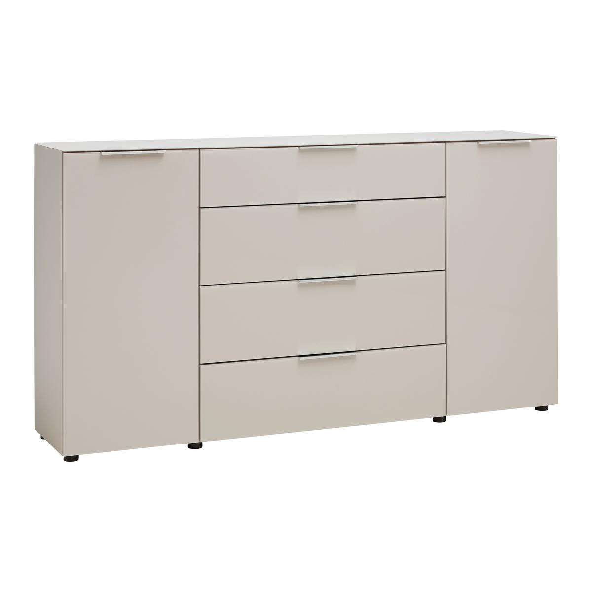 Sideboard Siena Kaschmirfarben - černá/kašmírová, Moderní, kov/kompozitní dřevo (180/99/40cm) - Mömax