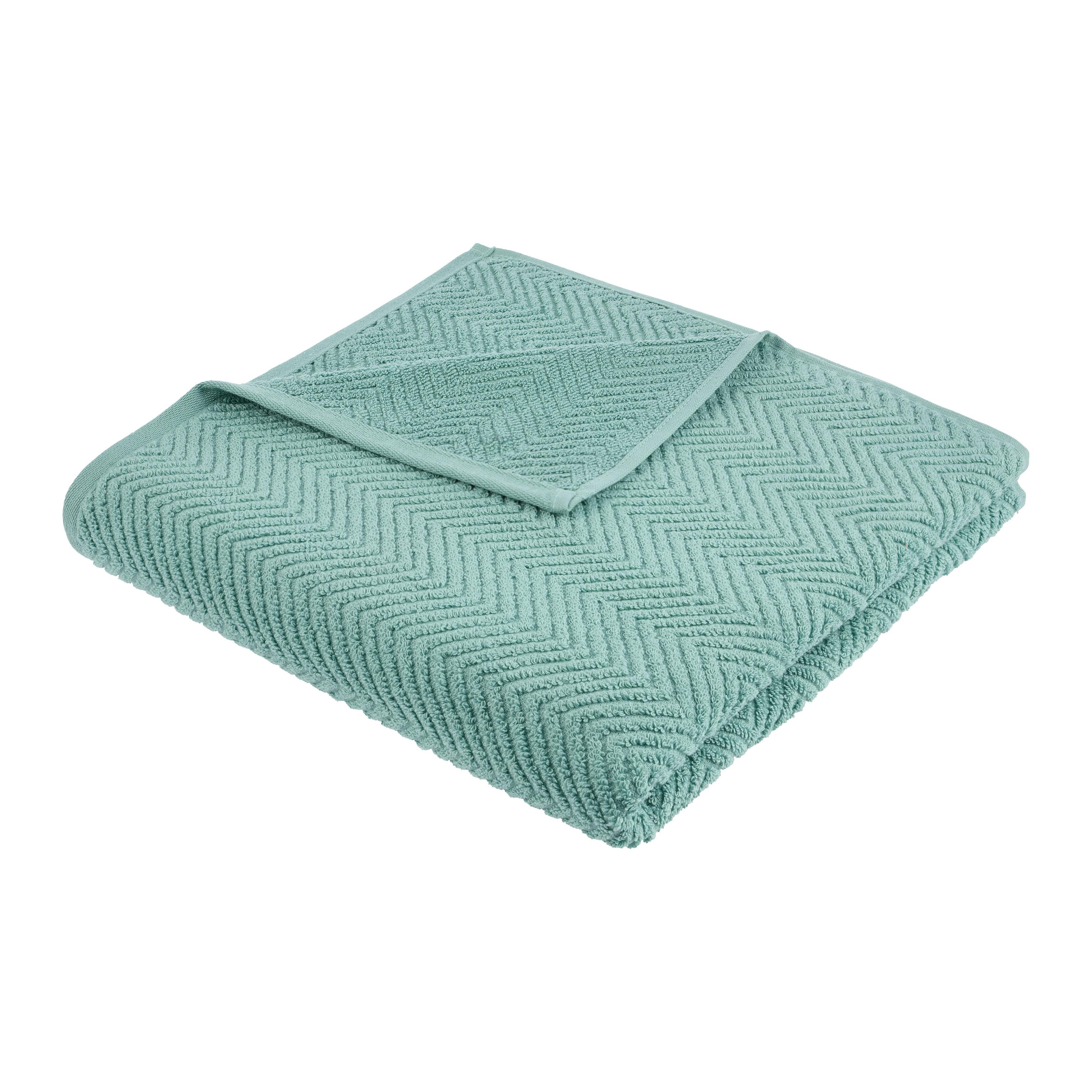 OSUŠKA DO SPRCHY OCEAN - šalvějově zelená, textil (67/140cm) - Premium Living