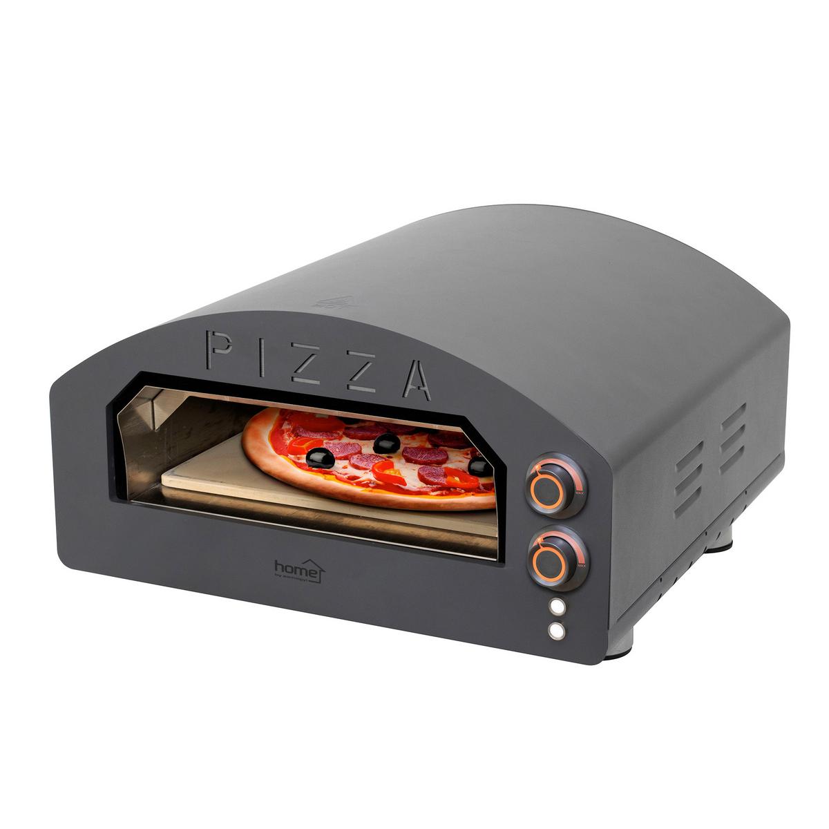 Elektromos Pizzakemence 2000w - fekete, Basics, fém (50/28/50cm)