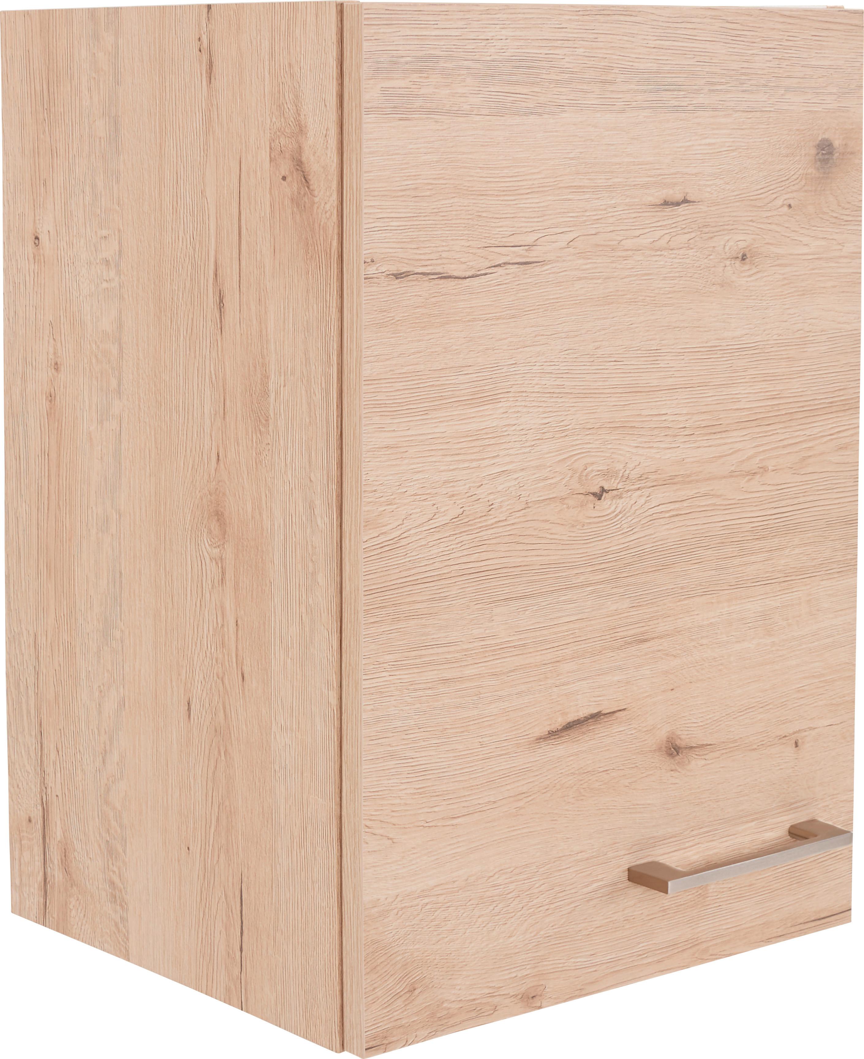Horná Kuchynská Skrinka Riva H40 - farby dubu/farby ušľachtilej ocele, Moderný, kompozitné drevo (40/54/32cm)