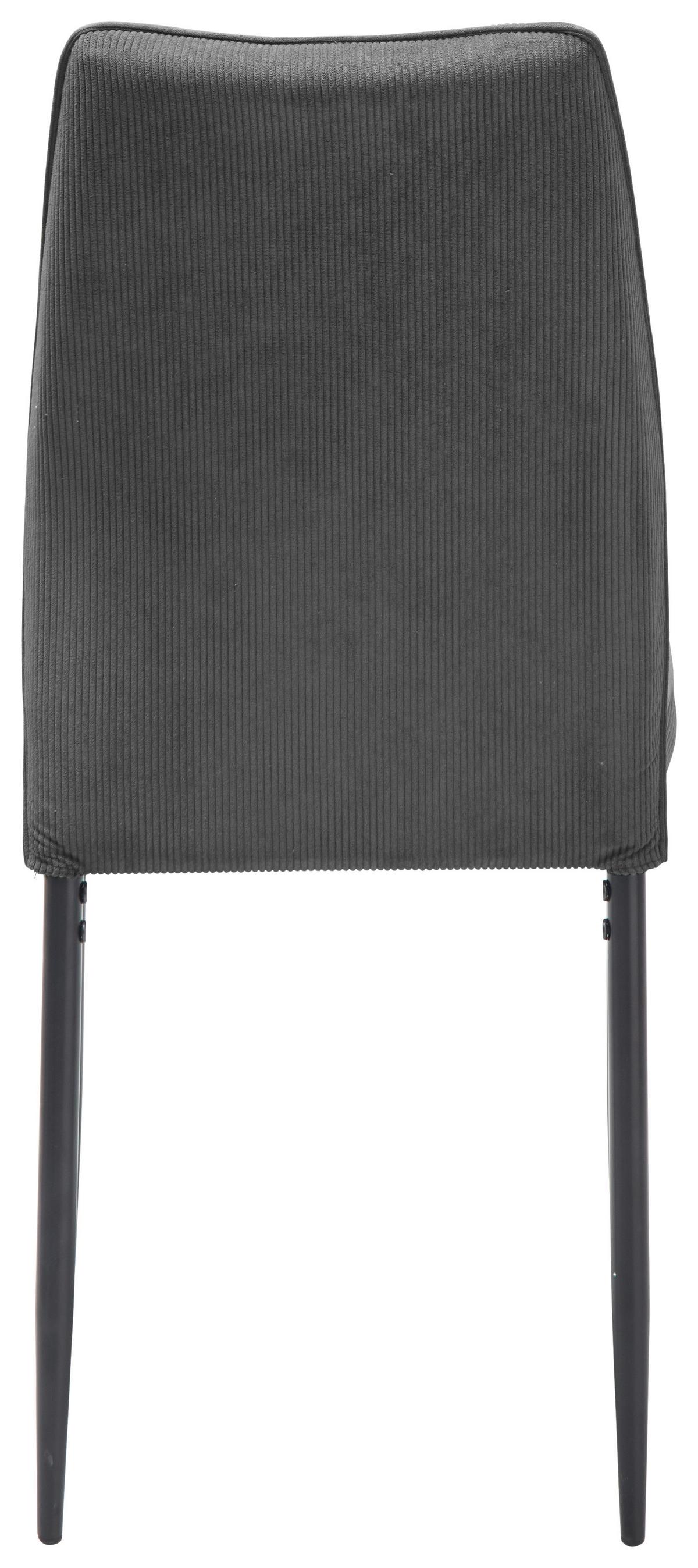 Stuhl Ratford - Schwarz/Grau, LIFESTYLE, Textil/Metall (44/96/58cm) - Livetastic