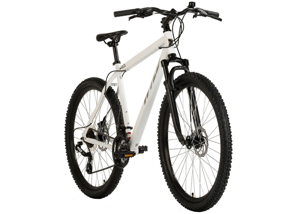 Mountainbike 402m - Weiß, MODERN, Metall (25/140/60cm)