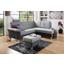 Hocker Portland - Dunkelgrau/Silberfarben, KONVENTIONELL, Holz/Holzwerkstoff (68/43/47cm) - Ombra Hocker Portland - Dunkelgrau/Silberfarben, KONVENTIONELL, Holz/Holzwerkstoff (68/43/47cm) - Ombra
