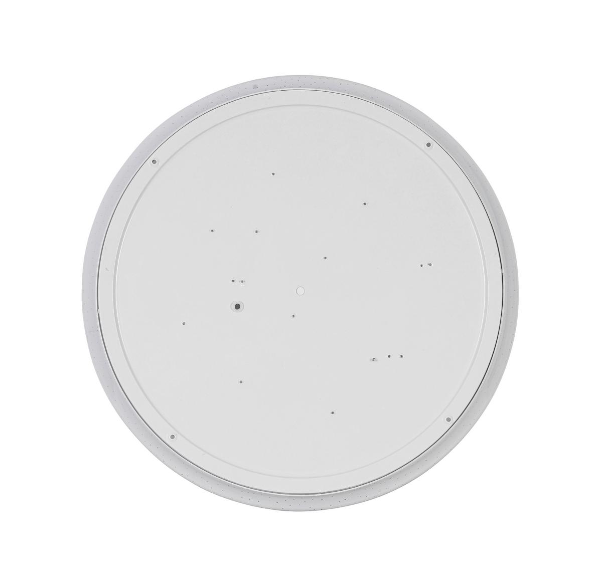 STROPNÍ LED SVÍTIDLO GIESBERT - bílá/barvy chromu, Moderní, kov/plast (55/8cm) - Premium Living