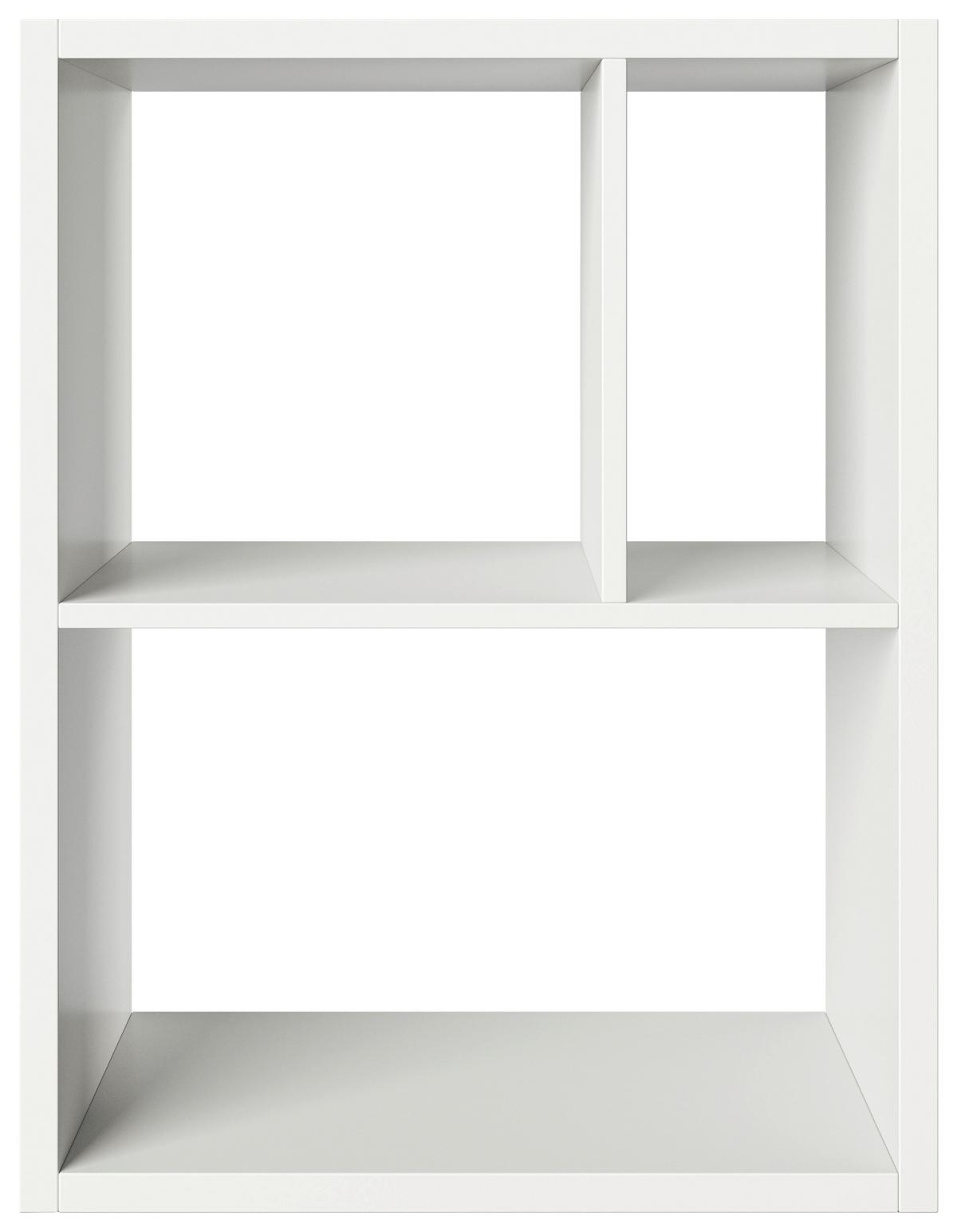 Regal Fortuna - Weiß, Basics, Holzwerkstoff (75/58/34cm) - MID.YOU