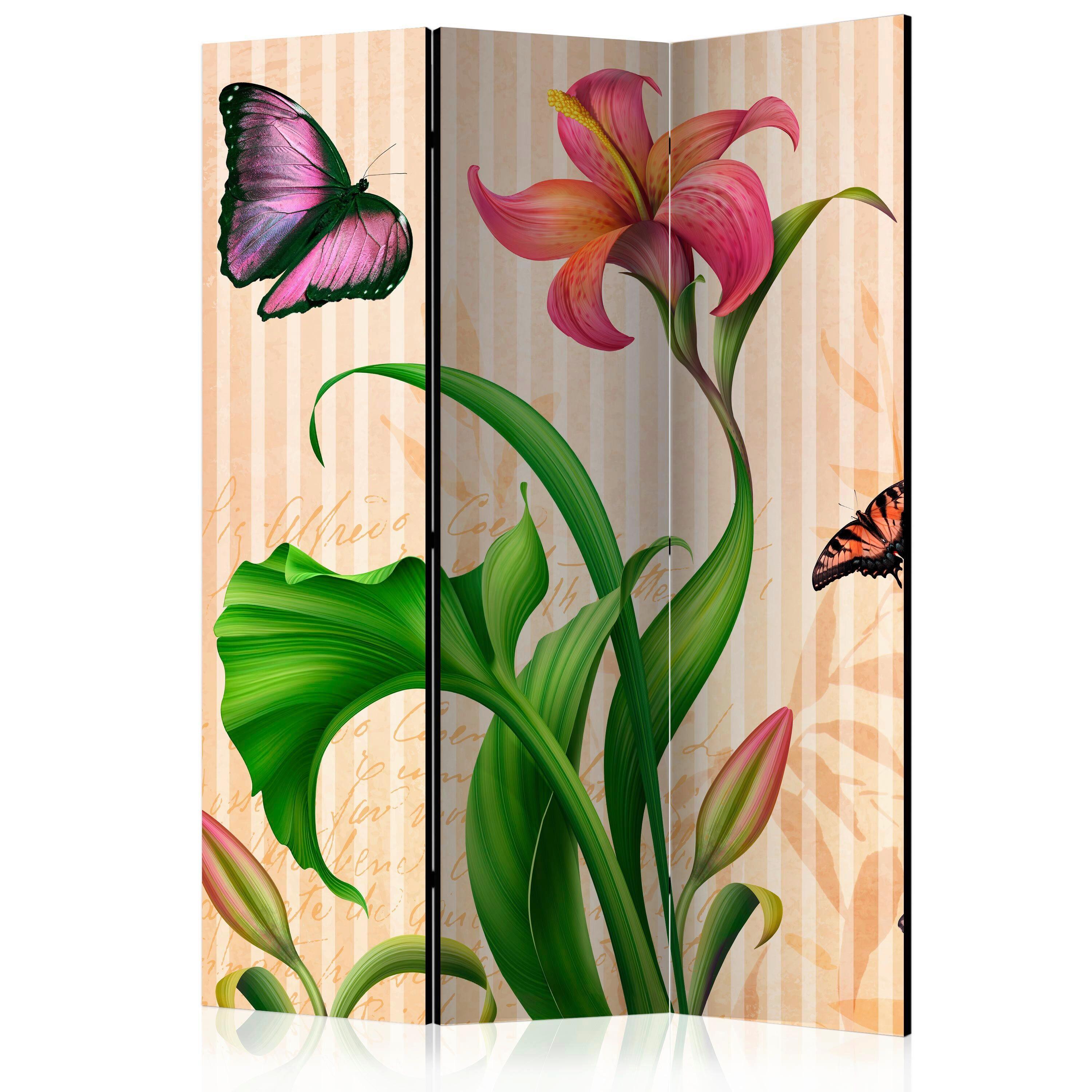 PARAVENT Multicolor B: 135 cm - Multicolor, Basics, Holz/Textil (135/172/3cm) - artgeist