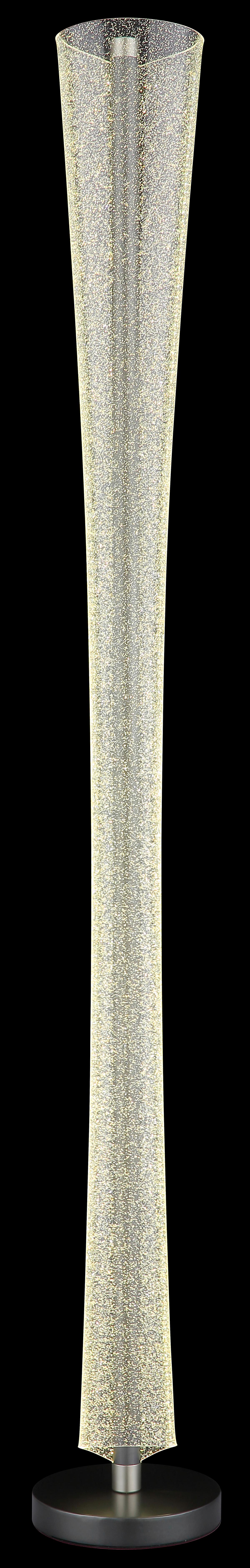 STOJACÍ LED LAMPA MALINDA - černá/čiré, Design, kov/plast (20/155cm) - Globo