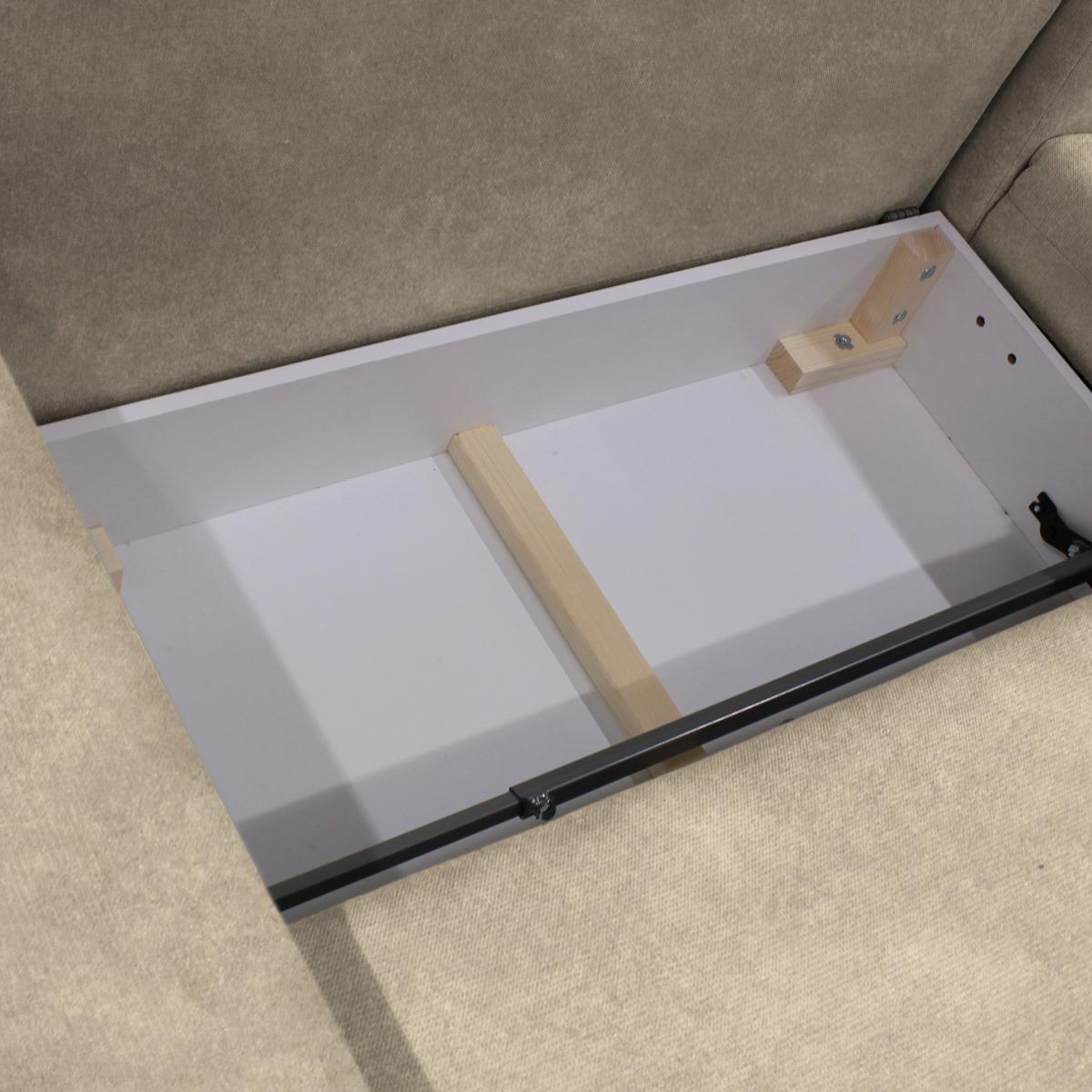 Ecksofa Prince Beige S: 240x163 cm - Beige/Schwarz, Design, Textil (240/163cm) - MID.YOU