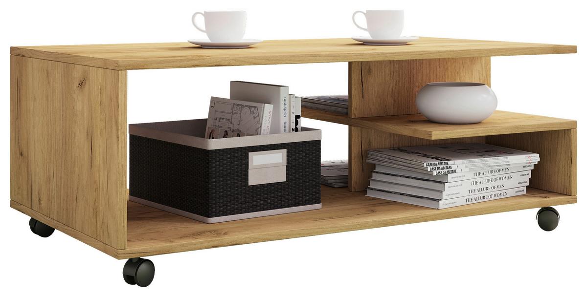 Couchtisch Stango Honigeiche Dekor - Honigeiche, Design, Holzwerkstoff/Kunststoff (100/50/40cm) - MID.YOU