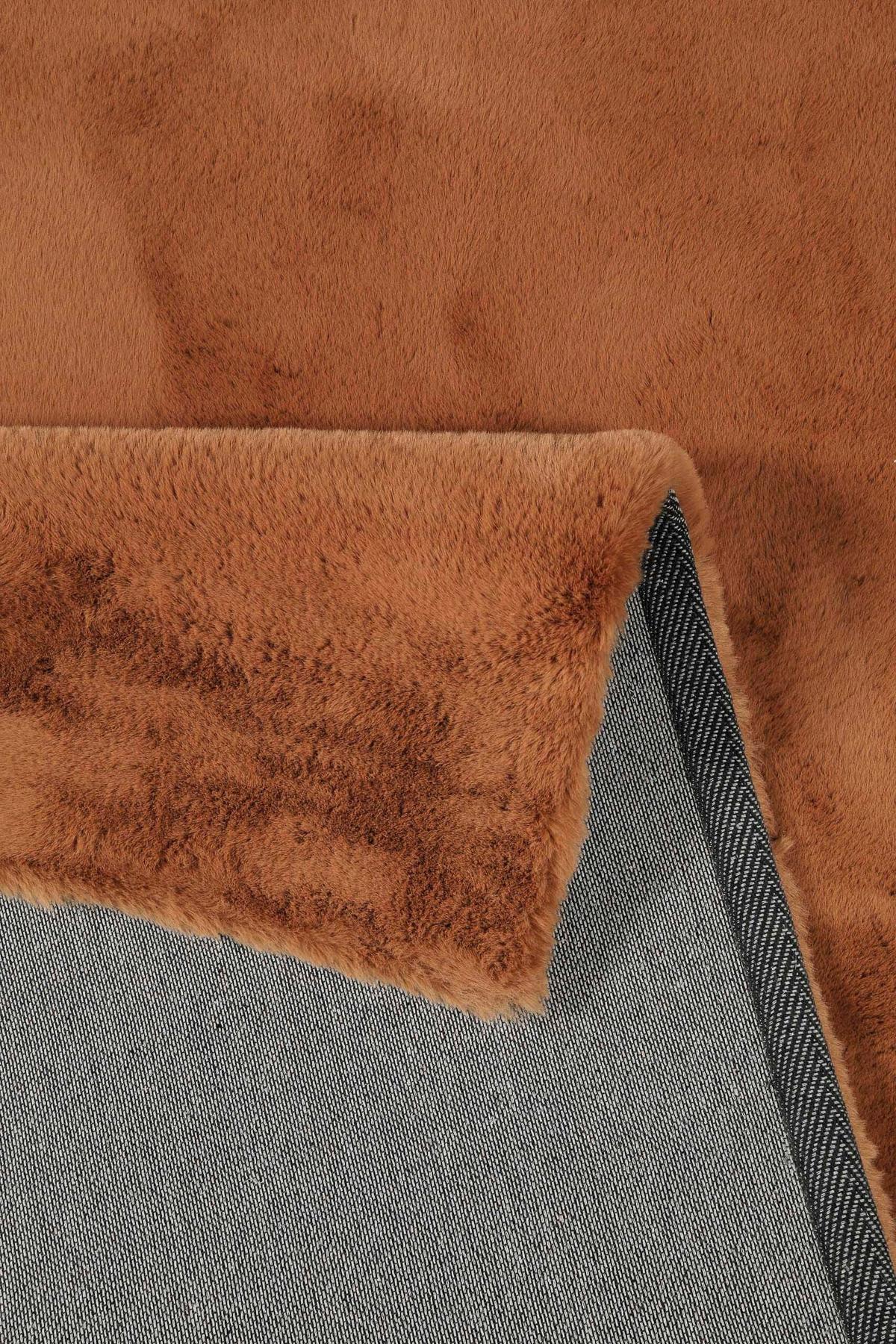 Hochflorteppich Alice Kupferfarben 70x140 - Kupferfarben, KONVENTIONELL, Textil (70/140cm) - Esprit