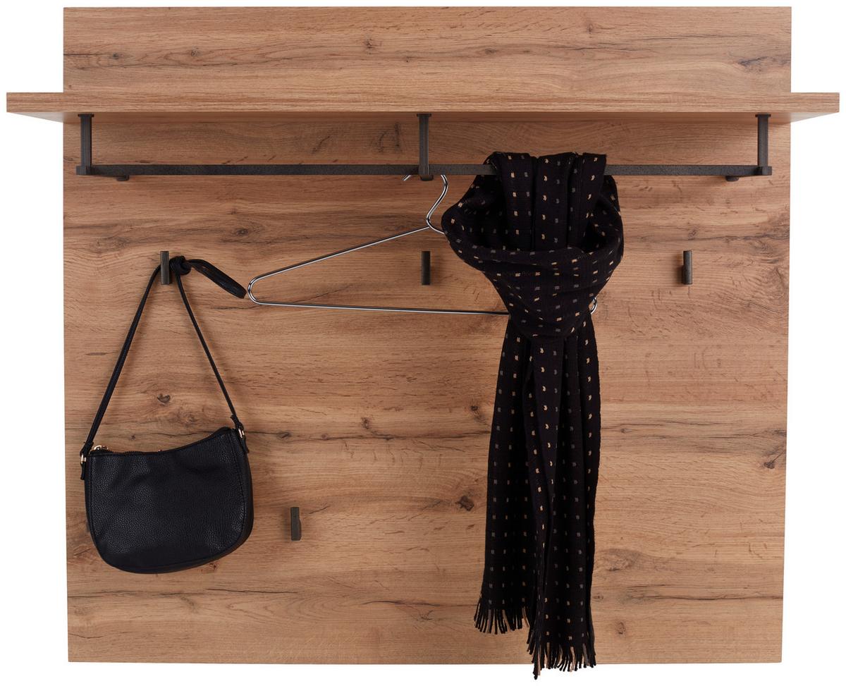 Előszobapanel Venedig - tölgyfa színű, Modern, faalapú anyag (90/84/28cm)