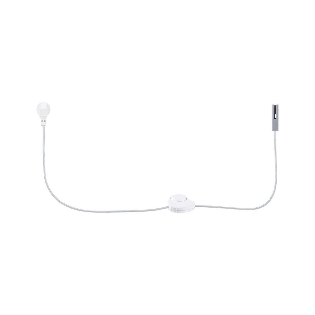 Schinensystem 95658 Urail Einsp./Schalter - Chromfarben, Basics, Kunststoff (200/1,8/1,8cm) - Paulmann