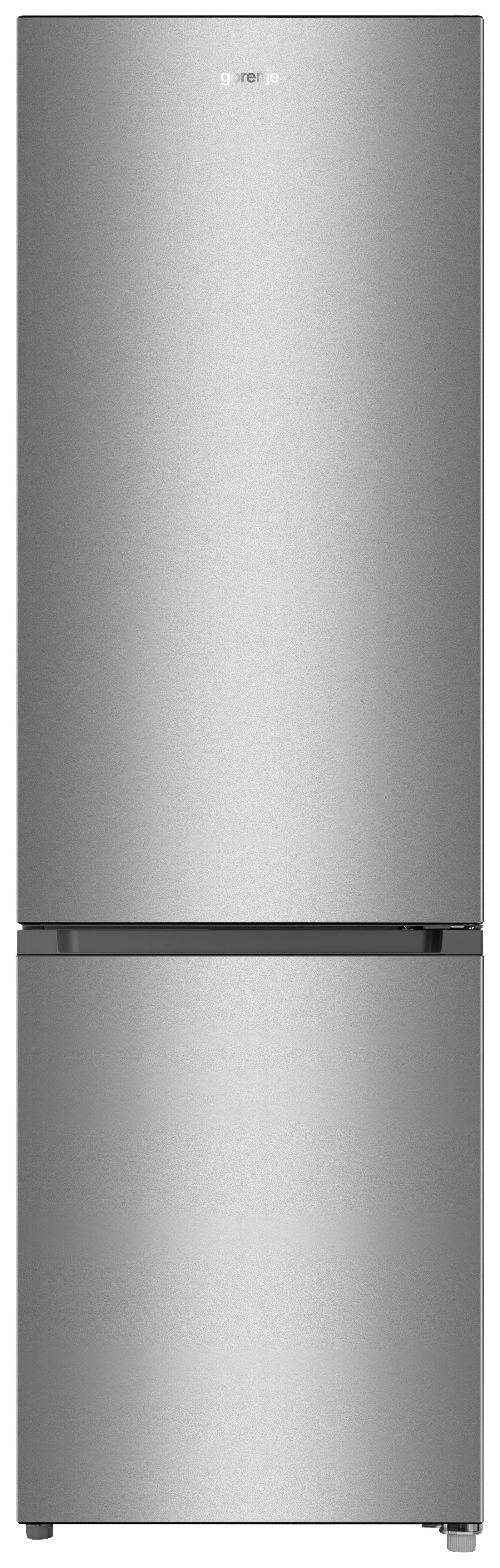 Kühl-Gefrier-Kombination mit gebürstetem Metall