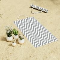 PLÁŽOVÁ PODLOŽKA RIYA - světle šedá, Moderní, textil/plast (70/170cm) - Bessagi Garden