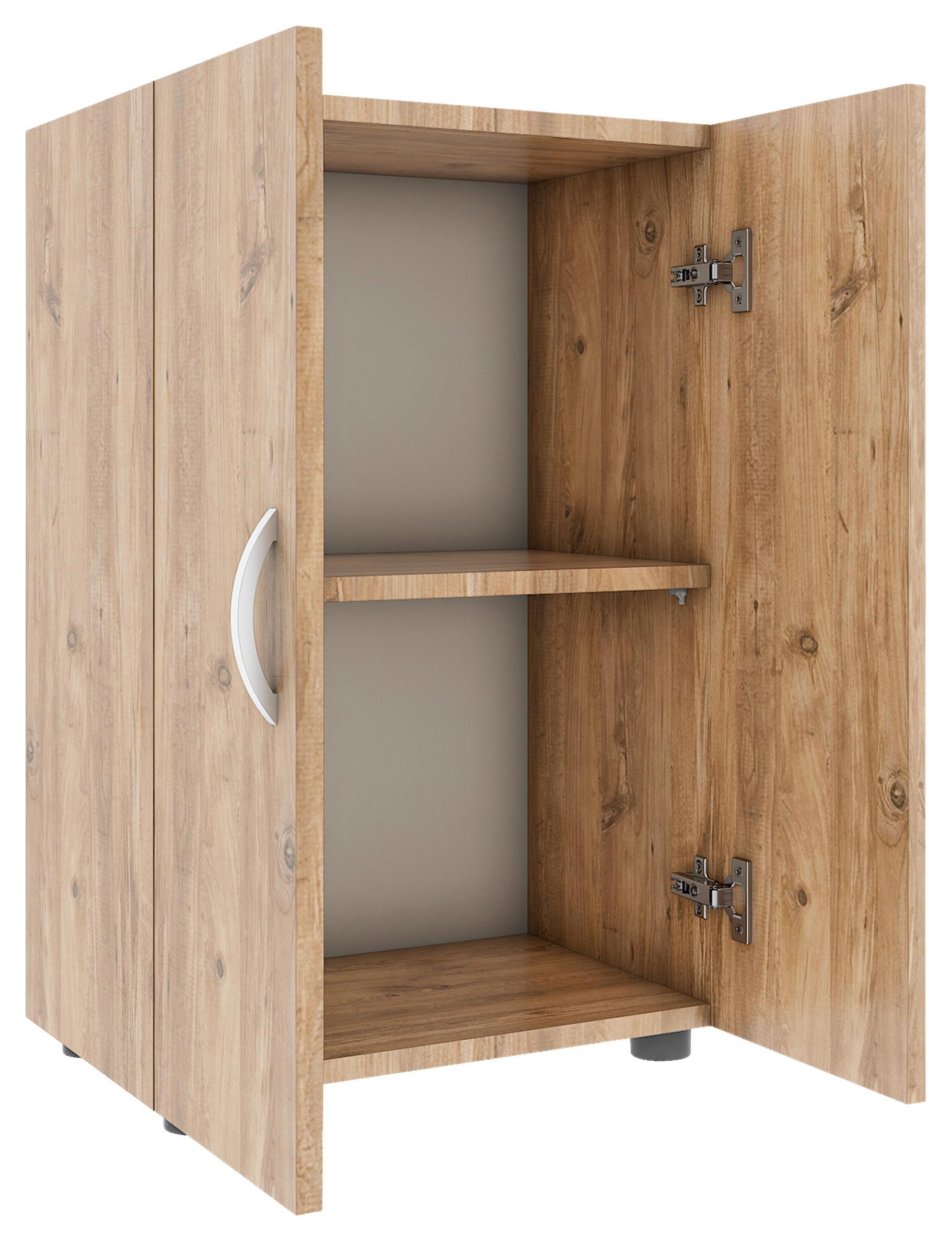 Aktenschrank Ulas 2 Honigeiche Dekor B: 49 cm - Honigeiche, MODERN, Holzwerkstoff (49/74/34cm) - MID.YOU