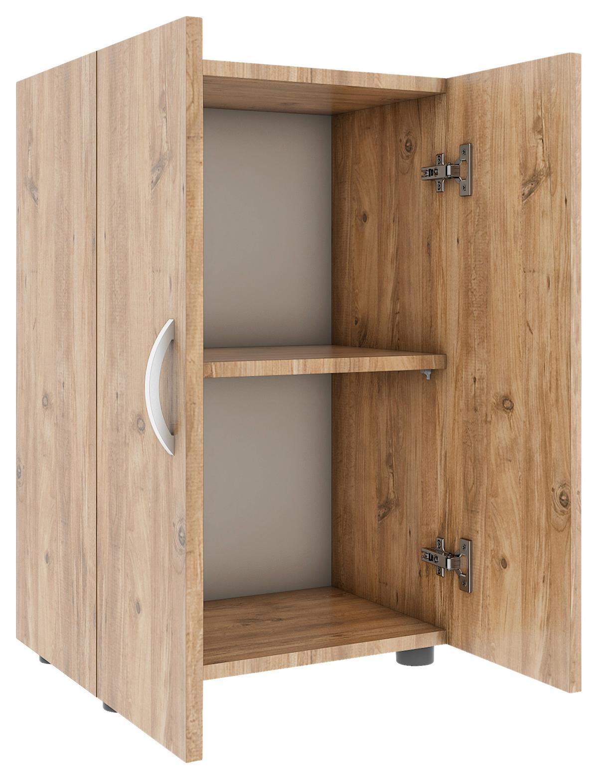 Aktenschrank Ulas 2 Honigeiche Dekor B: 49 Cm - Honigeiche, MODERN, Holzwerkstoff (49/74/34cm) - MID.YOU